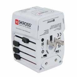 SKROSS WORLD USB CHARGER AC45PD WITH USB-C CABLE - Reisestecker