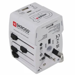 SKROSS WORLD USB CHARGER AC65PD WITH USB-C CABLE - Reisestecker