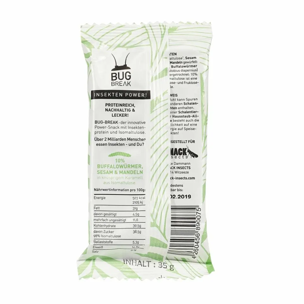 Snack-Insects BUG-BREAK 36G - Müsliriegel