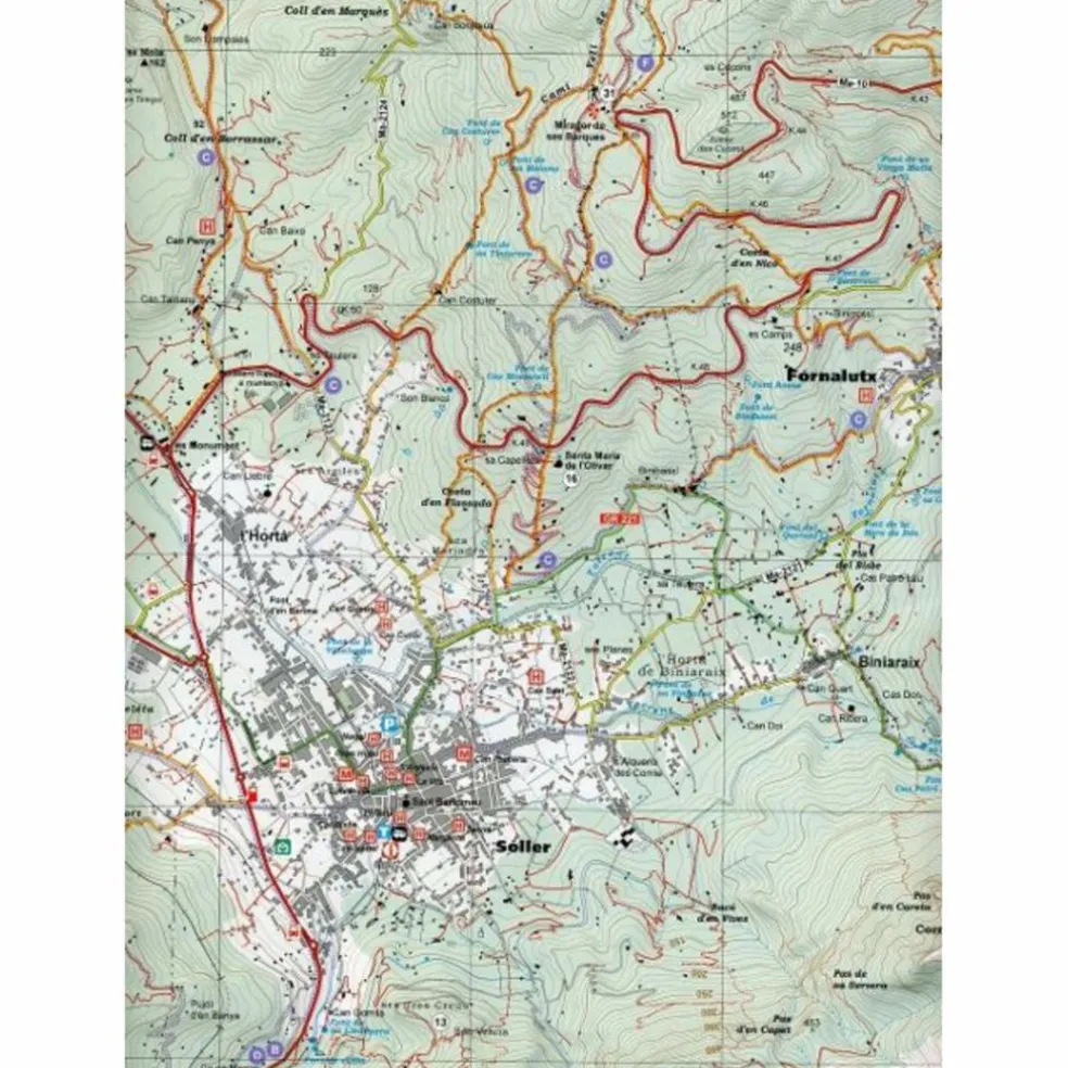 SOLLER WANDERFÜHRER UND WANDERKARTE 1 : 15.000 - Wanderführer