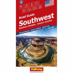 SOUTHWEST, SOUTHERN ROCKIES, CANYON COUNTRY STRASSENKARTE