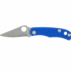 Spyderco BUG G10 BLUE PLAINEDGE - Klappmesser