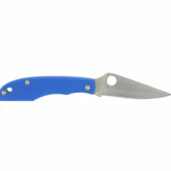Spyderco GRASSHOPPER G10 BLUE PLAINEDGE - Klappmesser