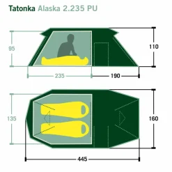 Tatonka ALASKA 2.235 PU - Tunnelzelt