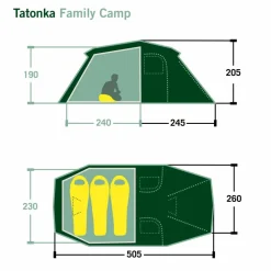 Tatonka FAMILY CAMP - Familienzelt