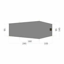 Tatonka FLOOR SHEET LT GARGIA 2 - Zeltplane