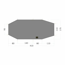Tatonka FLOOR SHEET LT POLAR 3 - Zeltplane
