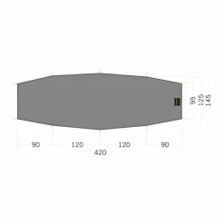 Tatonka FLOOR SHEET LT ROKUA 2 - Zeltplane