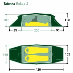Tatonka ROKUA 2 - Tunnelzelt