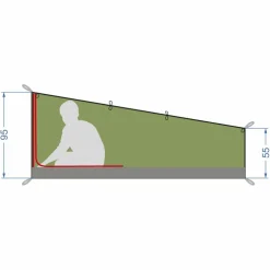 Tatonka SINGLE MESH TENT - Einpersonenzelt