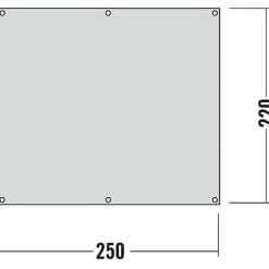 Tatonka ZELTUNTERL. 250 X 220CM - Zeltplane