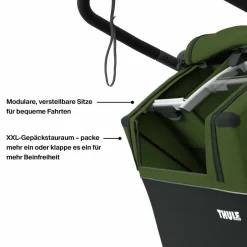 Thule CHARIOT CAB DARK SLATE - Fahrradanhänger