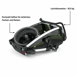 Thule CHARIOT CAB DARK SLATE - Fahrradanhänger