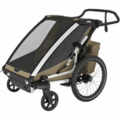 Thule CHARIOT CROSS DOUBLE FADED KHAKI - Fahrradanhänger