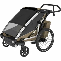 Thule CHARIOT CROSS SINGLE FADED KHAKI - Fahrradanhänger