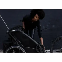 Thule CHARIOT SPORT DOUBLE BLACK - Fahrradanhänger