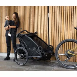 Thule CHARIOT SPORT DOUBLE BLACK - Fahrradanhänger