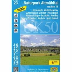 UK50-23 NATURPARK ALTMÜHLTAL WESTLICHER TEIL