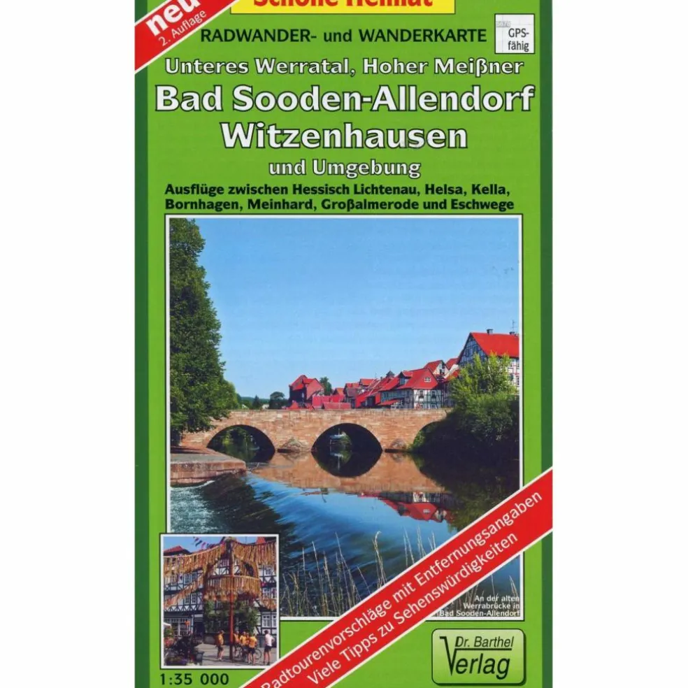 UNTERES WERRATAL, BAD SOODEN-ALLENDORF - Wanderkarte