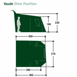 Vaude DRIVE PAVILLON - Busvorzelt