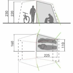 Vaude DRIVE VAN INNERTENT - Zeltzubehör