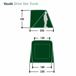 Vaude DRIVE VAN TRUNK - Busvorzelt