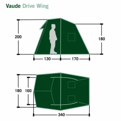 Vaude DRIVE WING - Busvorzelt