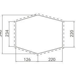 Vaude FPC DRIVE VAN - Zeltplane