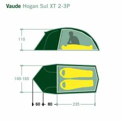 Vaude HOGAN SUL XT 2-3P - Kuppelzelt