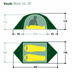 Vaude MARK UL 3P - Kuppelzelt