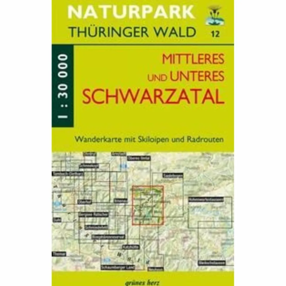 WANDERKARTE MITTLERES/UNTERES SCHWARZATAL