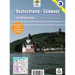 WASSERSPORTKARTE BLATT 3 SÜDWEST 1:450 000 - Wasserkarte