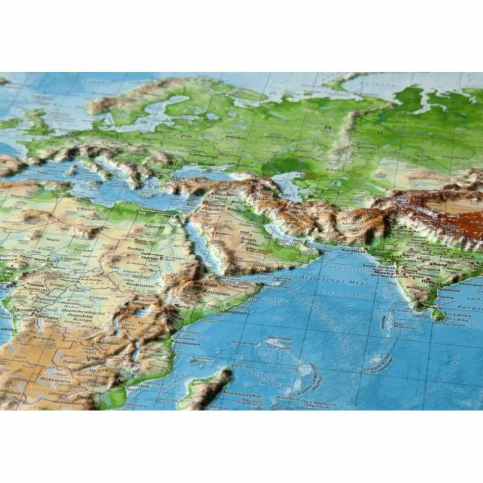 WELT GROSS 1 : 53.000.000 - Weltkarte