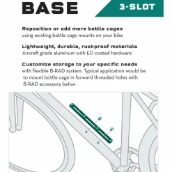 WOLF TOOTH B-RAD 3 SLOT BASE MOUNT - Fahrradzubehör