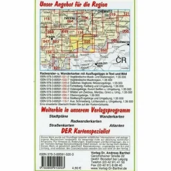 ZENTRALERZGEBIRGE, WESTTEIL 1 : 35 000. - Winterwanderkarte